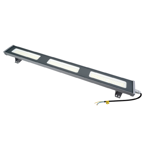 4er Pack LED-Hallenleuchte, linear, 150 W, 18700 lm, 5000 K (neutralweiß), IP65, grau