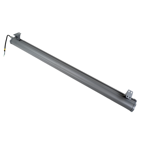 4er Pack LED-Hallenleuchte, linear, 200 W, 25000 lm, 5000 K (neutralweiß), IP65, grau