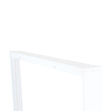 Aufbaurahmen für Backlit LED-Panel 62x62 cm, steckbar, weiß
