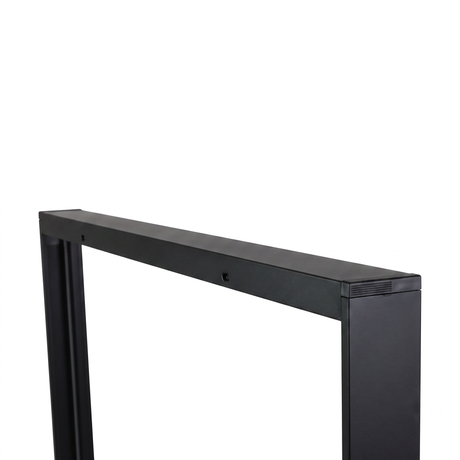 Aufbaurahmen für Backlit LED-Panel 120x30 cm, steckbar, schwarz