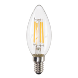 LED Filament Leuchtmittel, Kerze, C35, E14, 4W, 470 lm, 2700K, dimmbar