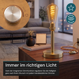 LED Filament Leuchtmittel, SPIRAL, ST64, E27, 4 W, 265 lm, 2200K, dimmbar.