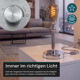 LED Filament Leuchtmittel, SPIRAL, ST64, E27, 4 W, 265 lm, 1800K, dimmbar.
