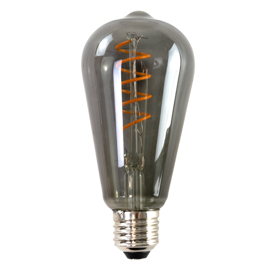 LED Filament Leuchtmittel, SPIRAL, ST64, E27, 4 W, 265 lm, 1800K, dimmbar.