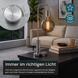 LED Filament Leuchtmittel, BULB, G125, E27, 4 W, 100 lm, 1800 K, dimmbar