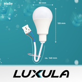 12er Set LED Renovierungslampe, 11W, 1150lm, 4000K, mit Kabel und Klemme.