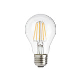 10er Pack LED Filament Leuchtmittel E27, A60, 7W, 700lm, 2700K, transparentes Glas.