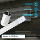LED T8 Röhre, 120 cm, 120 lm/W, 18 W, 2160 lm, 3000 K (warmweiß)