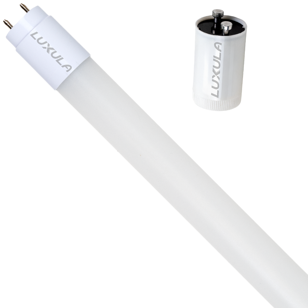 LED T8 Röhre, 120 cm, 120 lm/W, 18 W, 2160 lm, 4000 K (neutralweiß), mit Brücke