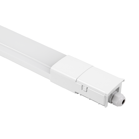 18er Pack LED Feuchtraumleuchte, 120 cm, 32 W, 3616 lm, 4000 K (neutralweiß), IP66, durchschleifbar, Fast Connector