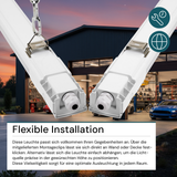 LED Feuchtraumleuchte, 150 cm, 45 W, 5175  lm, 4000 K (neutralweiß), IP66, durchschleifbar, Fast Connector