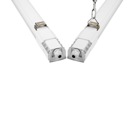 LED Feuchtraumleuchte, 150 cm, 45 W, 5175  lm, 4000 K (neutralweiß), IP66, durchschleifbar, Fast Connector