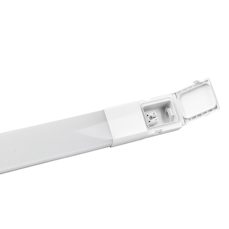 LED Feuchtraumleuchte, 120 cm, 32 W, 3616 lm, 4000 K (neutralweiß), IP66, durchschleifbar, Fast Connector