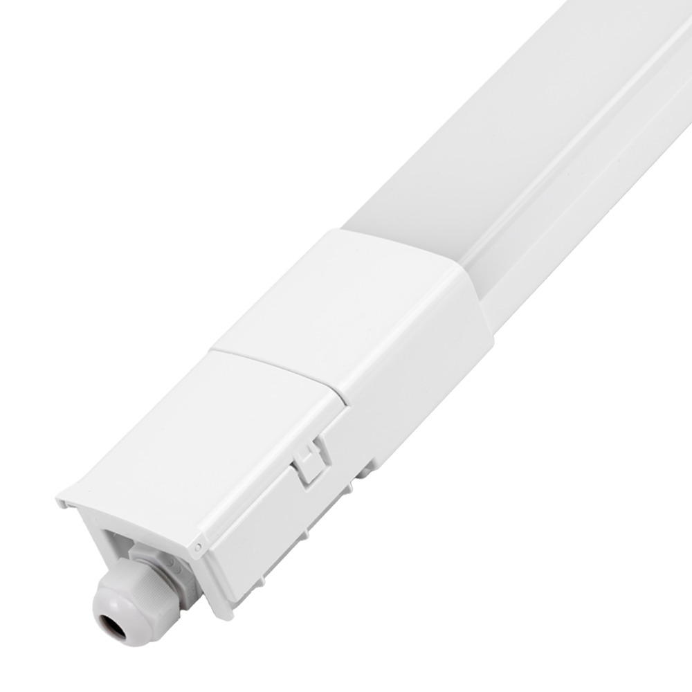 LED Feuchtraumleuchte, 150 cm, 45 W, 5175  lm, 4000 K (neutralweiß), IP66, durchschleifbar, Fast Connector