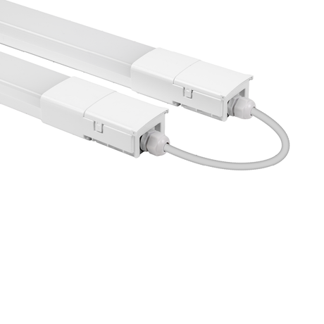 LED Feuchtraumleuchte, 150 cm, 45 W, 5175  lm, 4000 K (neutralweiß), IP66, durchschleifbar, Fast Connector