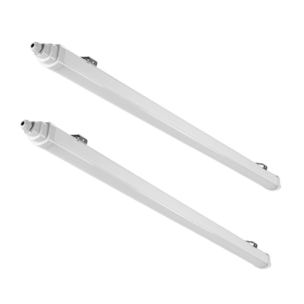 LED Feuchtraumleuchte, 120 cm, 36 W, 4320 lm, 4000 K (neutralweiß), IP65, IK06, durchschleifbar, mit Quick Connector