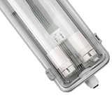 4er Pack LED Wannenleuchte 120cm, inkl 2x18W LED-Röhren T8, 4000K, IP65, IK08