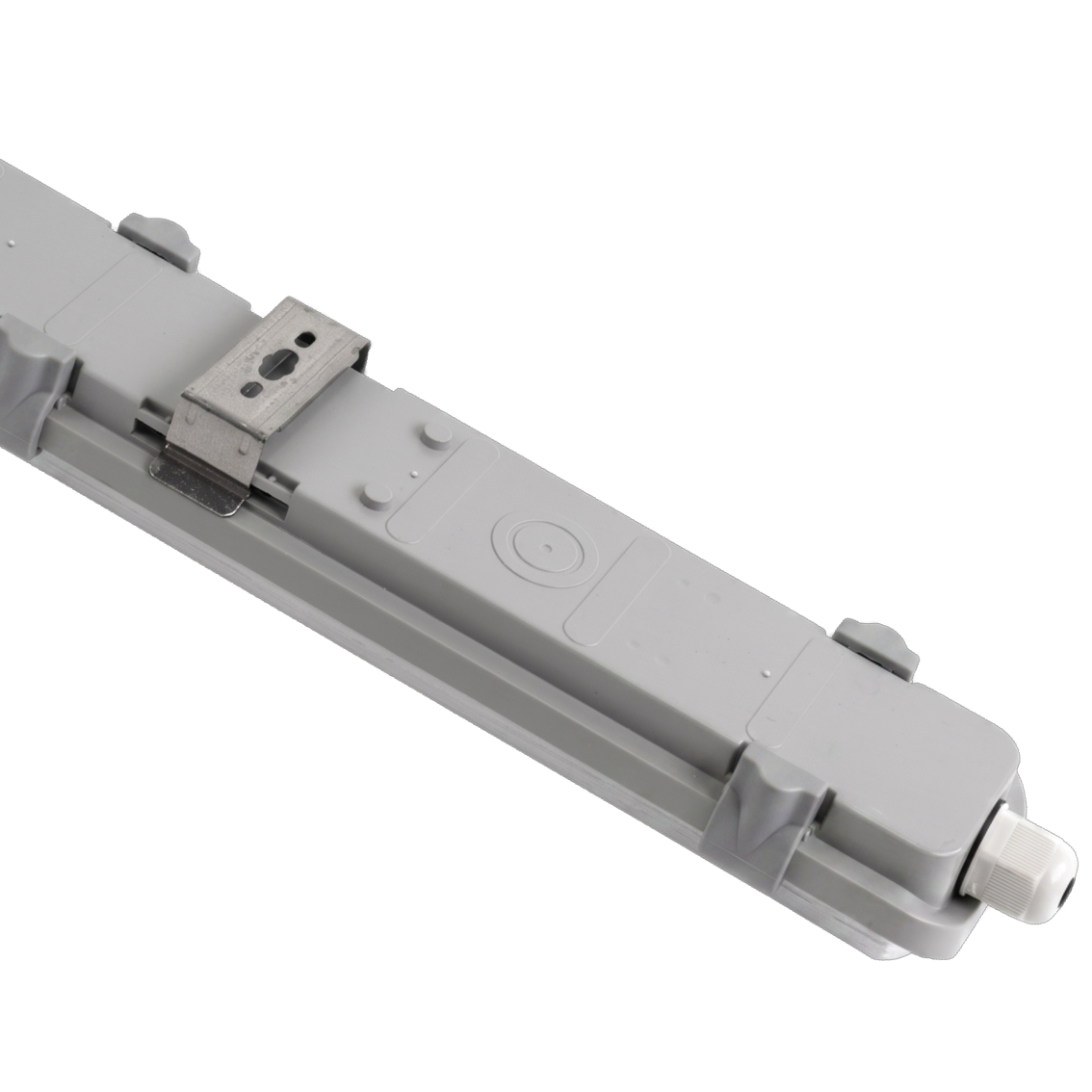 LED Wannenleuchte 120 cm, inkl 1x18W LED-Röhren T8,  4000K, IP65, IK08.