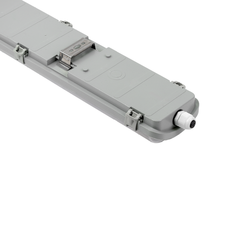 LED Wannenleuchte mit 2x 22W LED-Röhren T8, 150cm, 4000K, IP65, IK08