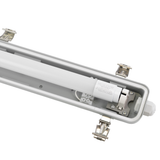 LED Wannenleuchte mit 1x 22W LED-Röhren T8, 150cm, 4000K, IP65, IK08