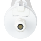 LED Feuchtraumleuchte, 60 cm, 20W-16W-12W einstellbar, max. 2447 lm, 3CCT,IP65, IK08,  rund, durchschleifbar.