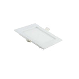 LED CCT Downlight, 6W, 525 lm, 115x32mm, 3000-4000-6000K einstellbar, mit Diffusor, eckig.