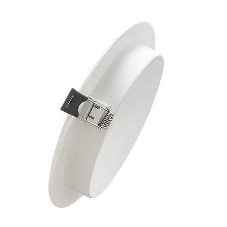 LED Einbauleuchte in Weiß, 12 W, 230 V, IP44-geschützt, 1200 lm, Lichtfarbe einstellbar, Ø173x26 mm, Einbaustrahler mit Diffusor, Badezimmer Deckenleuchte