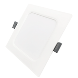 LED Einbauleuchte in Weiß, 18 W, 230 V, IP44-geschützt, 1800 lm, Lichtfarbe einstellbar, 220x26 mm, Einbaustrahler mit Diffusor, Badezimmer Deckenleuchte