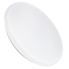 LED Deckenlampe, rund, 12 W, 1200 lm, 3000 K (warmweiß), Ø25 cm, IP44-wassergeschützt, Quick Connector, moderne Leuchte, Badezimmer Lampe.