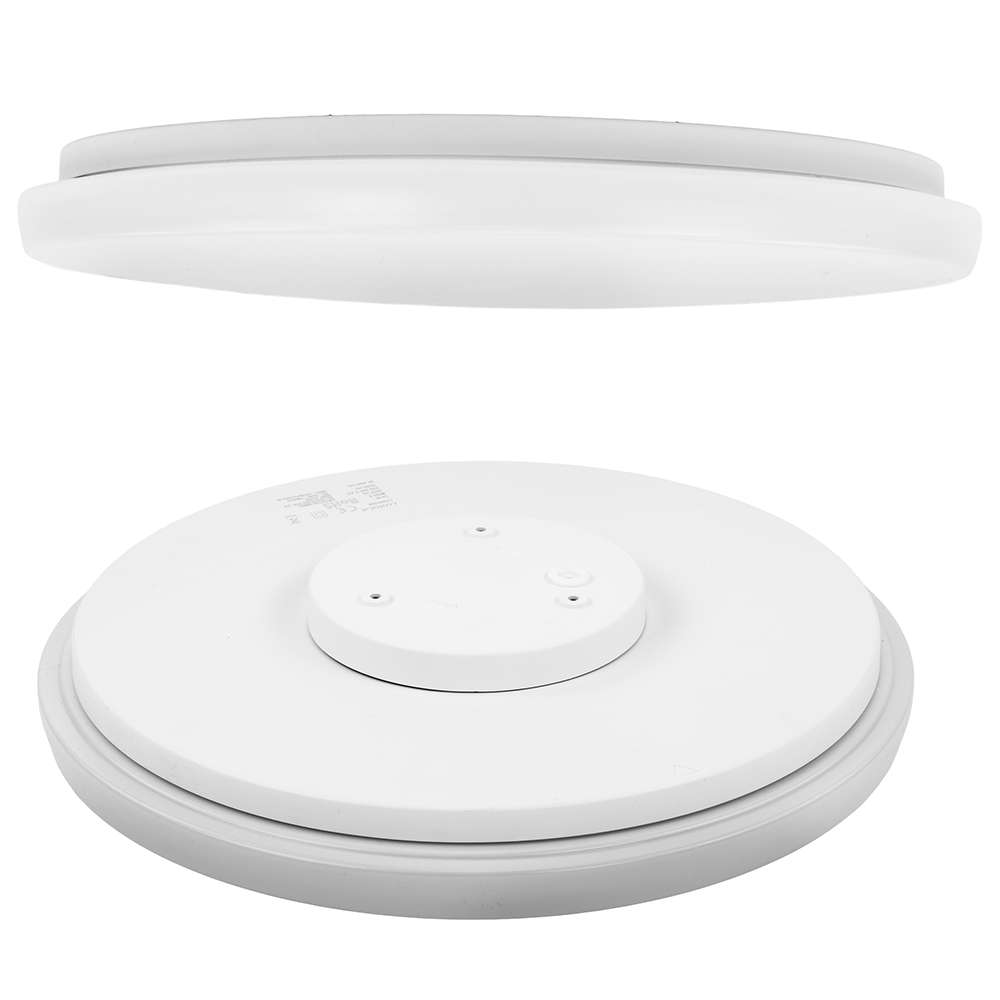 9er-Pack LED Deckenlampe, rund, 24 W, 2500 lm, 3000 K (warmweiß), Ø35 cm, IP44-wassergeschützt, Quick Connector, moderne Leuchte, Badezimmer Lampe.