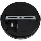 Moderne LED-Deckenlampe, schwarz/weiß, rund, 30 W, 3000 lm, Lichtfarbe einstellbar, Ø30 cm, IP65-wassergeschützt, Schnellverbinder, Innen- und Außenlampe