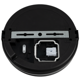 Moderne LED-Deckenlampe, schwarz/weiß, rund, 30 W, 3000 lm, Lichtfarbe einstellbar, Ø30 cm, IP65-wassergeschützt, Schnellverbinder, Innen- und Außenlampe
