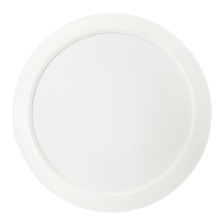 LED Aufbauleuchte in Weiß, 18 W, 230 V, IP44-geschützt, 1800 lm, Lichtfarbe einstellbar, Ø224x35 mm, Deckenleuchte mit Diffusor, Badezimmerlampe