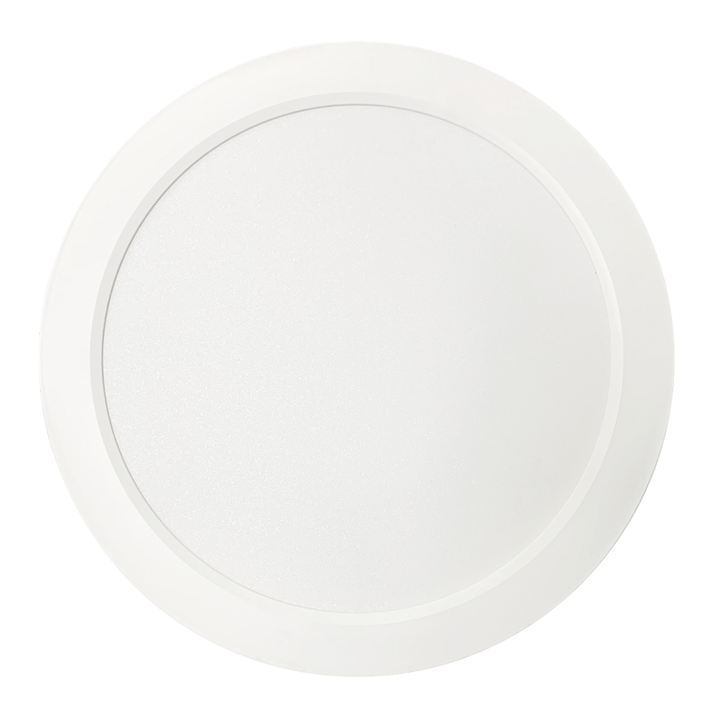 LED Aufbauleuchte in Weiß, 24 W, 230 V, IP44-geschützt, 2400 lm, Lichtfarbe einstellbar, 229x34 mm, Deckenleuchte mit Diffusor, Badezimmerlampe