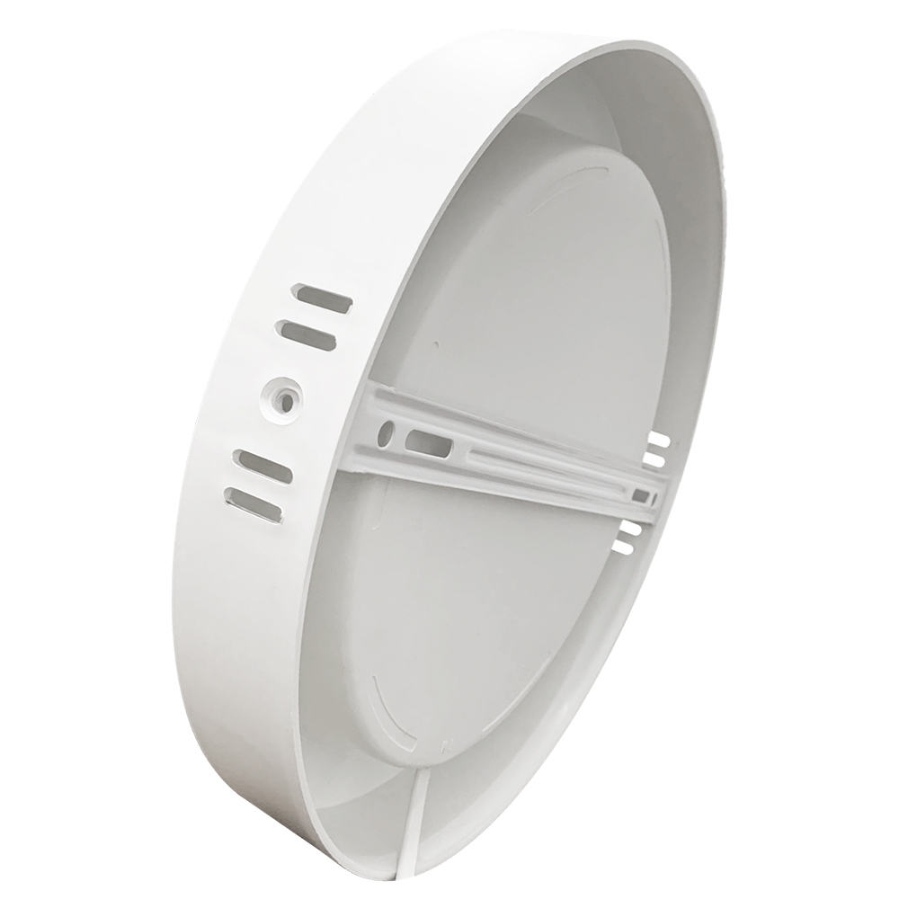LED Aufbauleuchte in Weiß, 18 W, 230 V, IP44-geschützt, 1800 lm, Lichtfarbe einstellbar, Ø224x35 mm, Deckenleuchte mit Diffusor, Badezimmerlampe