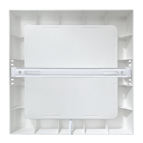 LED Aufbauleuchte in Weiß, 6 W, 230 V, IP44-geschützt, 600 lm, Lichtfarbe einstellbar, 112x26 mm, Deckenleuchte mit Diffusor, Badezimmerlampe