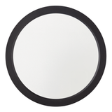 LED Aufbauleuchte in Schwarz, 24 W, 230 V, IP44-geschützt, 2400 lm, Lichtfarbe einstellbar, Ø229x34 mm, Deckenleuchte mit Diffusor, Badezimmerlampe