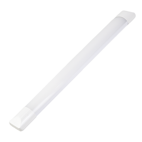 LED Unterbauleuchte, 60 cm, 18 W, 1850 lm, 3000-4000-6500 K, IP20, Lichtfarbe einstellbar, mit Anschlussblock, weiß