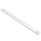 LED Schrankbeleuchtung mit Bewegungsmelder, Silberton, 60 cm, dimmbar, einstellbare Lichtfarbe, USB-aufladbar, einfache Befestigung, Unterbauleuchte