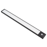 LED Schrankbeleuchtung mit Bewegungsmelder, schwarz, 40 cm, dimmbar, einstellbare Lichtfarbe, USB-aufladbar, einfache Befestigung, Unterbauleuchte
