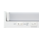 LED-Unterbauleuchte, schwenkbar, mit Schalter, 30 cm, 4 W, 400 lm, einstellbare Lichtfarbe, dimmbar, erweiterbar, Küchen- und Schrankbeleuchtung