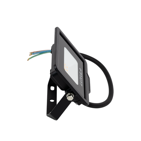 LED-Fluter, 10 W, 3000 K (warmweiß), 1000 lm, schwarz, IP65.