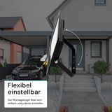 LED-Fluter, 30 W, 3000 K (warmweiß), 3000 lm, schwarz, IP65.