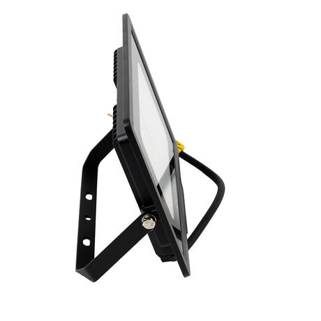 LED-Fluter, 50 W, 3000 K (warmweiß), 5000 lm, schwarz, IP65.