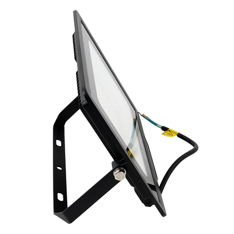 LED-Fluter, 100 W, 3000 K (warmweiß), 10000 lm, schwarz, IP65.