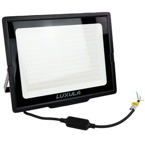 LED-Fluter, 300 W, 3000 K (warmweiß), 30000 lm, schwarz, IP65.