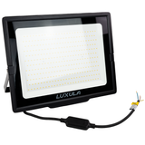 2er Pack LED-Fluter, 300 W, 4000 K (neutralweiß), 30000 lm, schwarz, IP65.