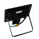 LED-Fluter mit Bewegungsmelder, 30 W, 4000 K (neutralweiß), 3000 lm, schwarz, IP65.
