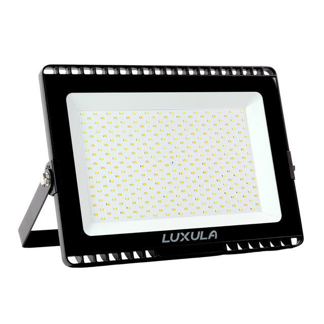 LED CCT Fluter, 150 W, 3000-6500 K (warm-, neutral-, kaltweiß), 15000 lm, schwarz, IP65.