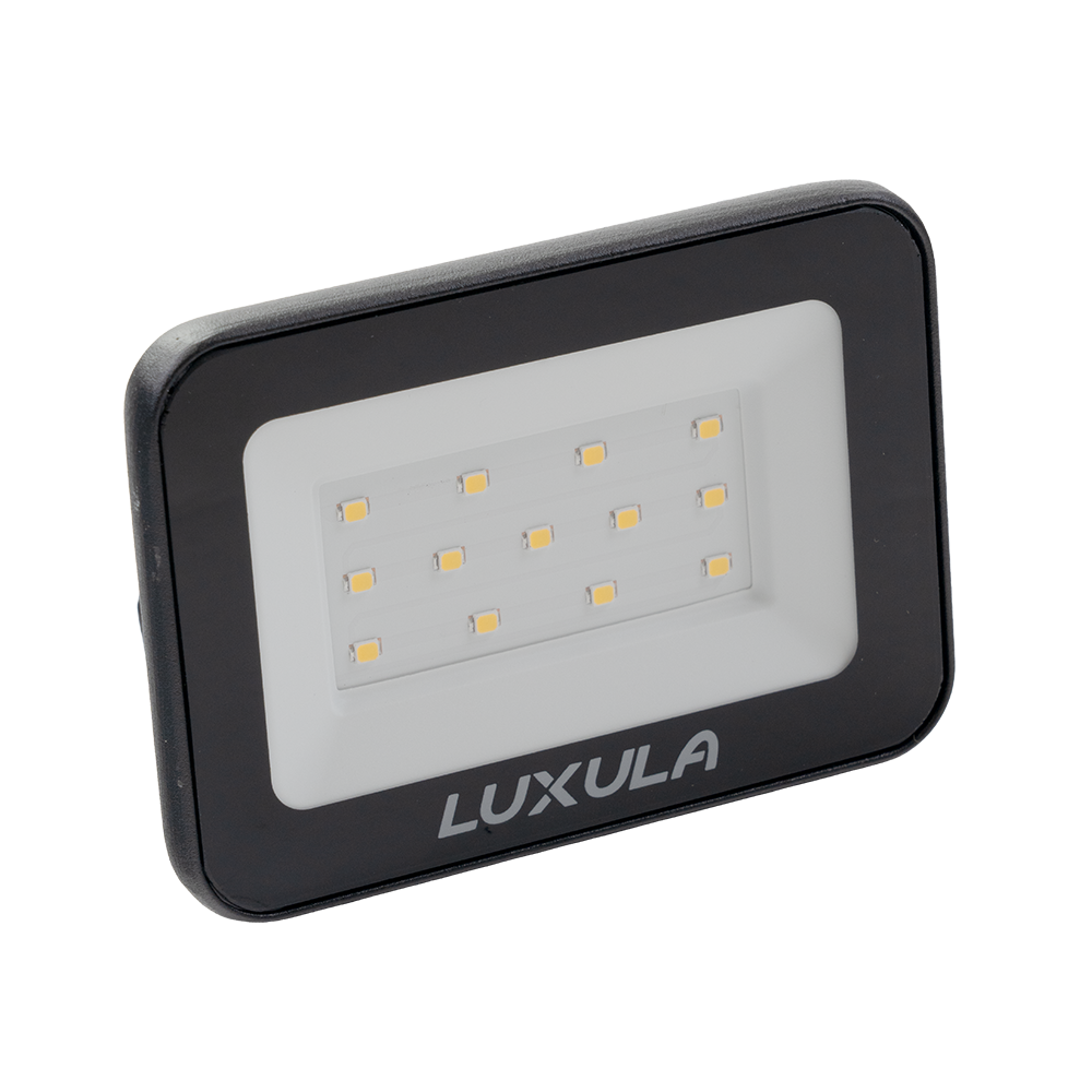 LED-Fluter mit Schnellverbinder, 20 W, 4000 K (neutralweiß), 1900 lm, schwarz, IP65